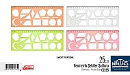 HATAS 02285 GEOMETRİK ŞABLON 25cm - HATAS
