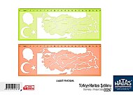 HATAS 02287 TÜRKİYE HARİTASI ŞABLONU - HATAS