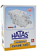 HATAS 02380 HAREKETLİ EVRAK RAFI ŞEFFAF 3LÜ - HATAS (1)