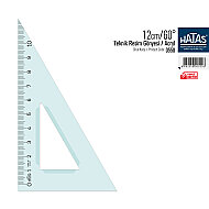 HATAS 0550 TEKNİK RESİM GÖNYESİ 12cm 60 DERECE - HATAS