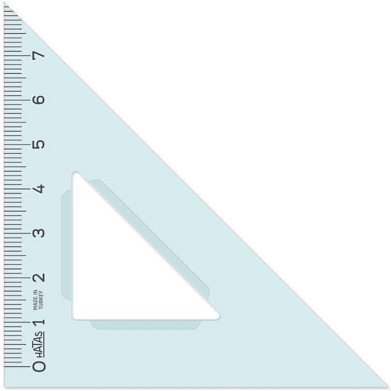 Hatas 0560 Teknik Resim Gönyesi 12Cm 45 Derece