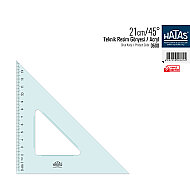 HATAS 0600 TEKNİK RESİM GÖNYESİ 21cm 45 DERECE - HATAS