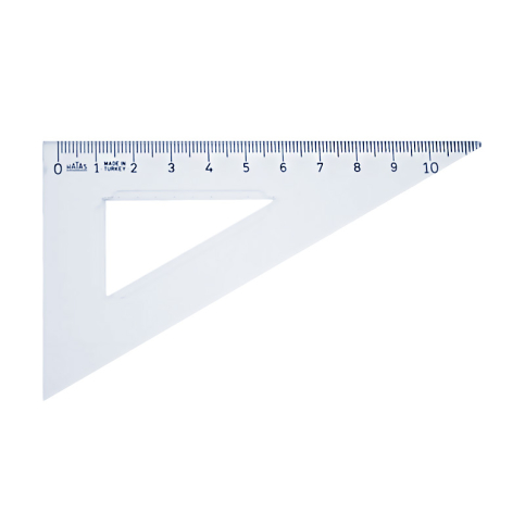 Hatas 0724 Teknik Okul Öğrenci Gönyesi 12cm 60 Derece - 1