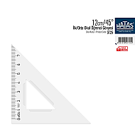 HATAS 0725 TEKNİK OKUL ÖĞRENCİ GÖNYESİ 12cm 45 DERECE - HATAS