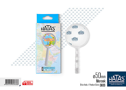 HATAS 0836 BÜYÜTEÇ MERCEK 50mm - 1