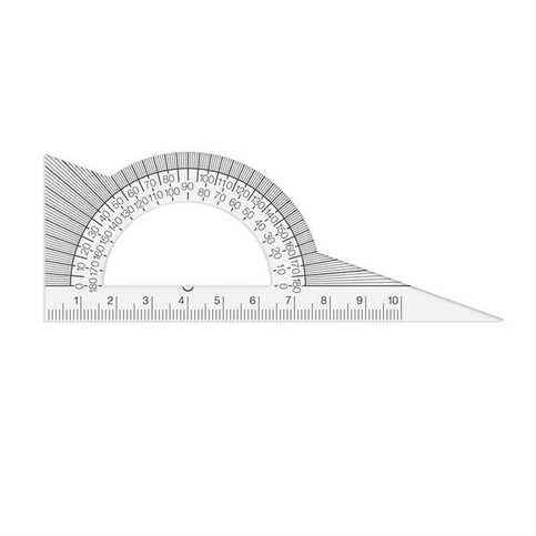 Hatas 0870 İletki Gönye 10cm - 1
