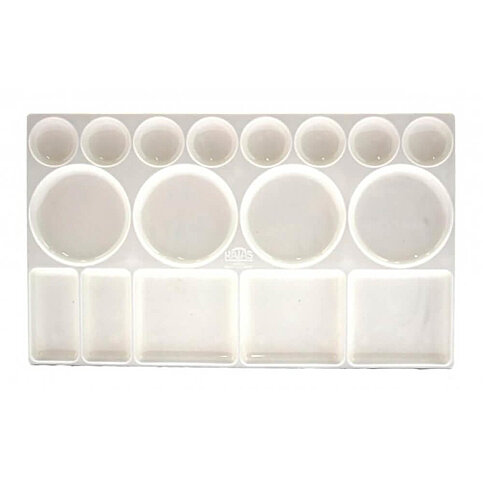 HATAS 0893 PROFESYONEL GODELİ RESİM PALETİ 27x16cm - 1