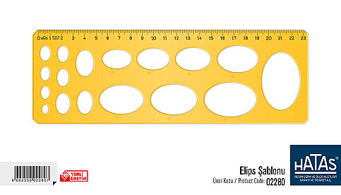 HATAS 02280 ELİPS ŞABLONU - 1