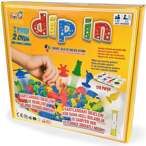 Hi-Q Toys Aky-Im0284 Deep İn Dikkat Algı Hafıza Oyunu - 1