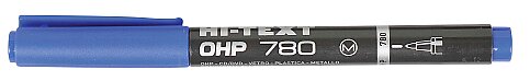 Hİ-TEXT 780MM ASETAT-CD KALEMİ M MAVİ - 1