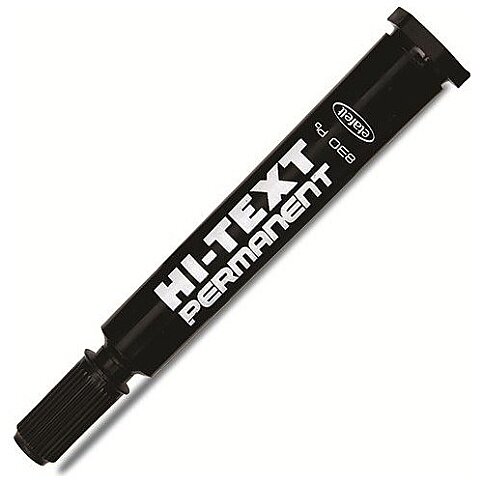 Hİ-TEXT 830PCS PERMANENT MARKÖR KOLİ KALEMİ KESİK UÇ SİYAH - 1