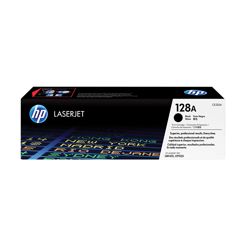 HP CE320A 128A SİYAH TONER 2000 SAYFA (CM1415FN CM1415FNW CP1525N CP1525NW)