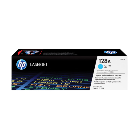 HP CE321A 128A MAVİ TONER 1300 SAYFA (CM1415FN CM1415FNW CP1525N CP1525NW) - 1