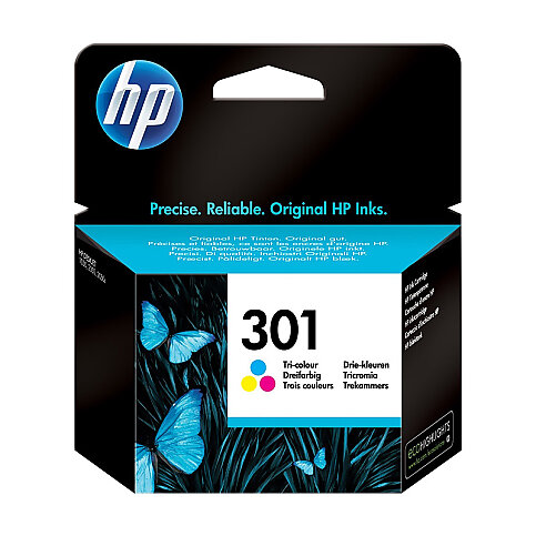 HP CH562EE 301 3 RENK MÜREKKEP KARTUŞ 165 SAYFA (DESKJET1000 2000 3000 1510) - 1