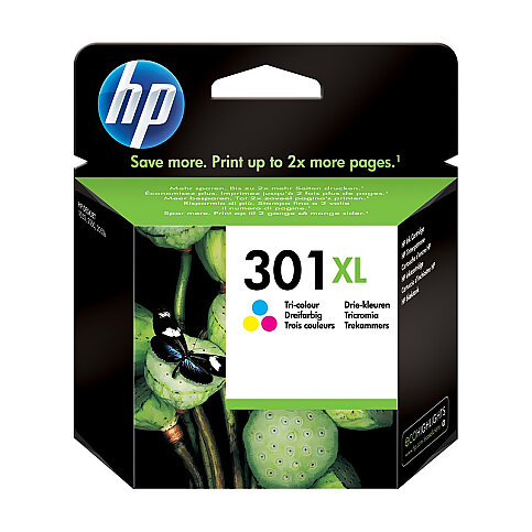 Hp Ch564Ee 301xl 3 Renk Mürekkep Kartuş 330 Sayfa Yüksek Kapasite (Deskjet1000 2000 3000 1510) - 2