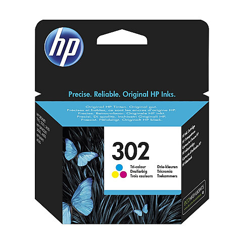 HP F6U65AE 302 3 RENK MÜREKKEP KARTUŞ 165 SAYFA (1110 2130 3630) - 1