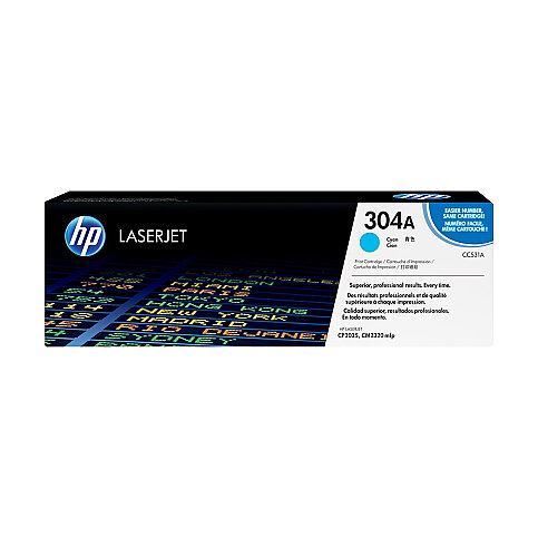 Hp Cc531A 304A Mavi Toner 2800 Sayfa (Cp2020 Cp2024 Cp2025 Cp2026 Cp202) - 2