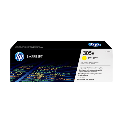 Hp Ce412A 305A Sarı Toner 2600 Sayfa (M375 M351 M475 M451) - 1