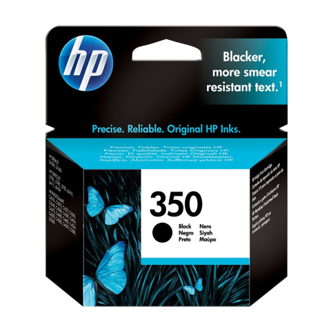 Hp Cb335Ee 350 Siyah Mürekkep Kartuş 200 Sayfa (J5740 D4260 C4280 J6410 C4580) - 1