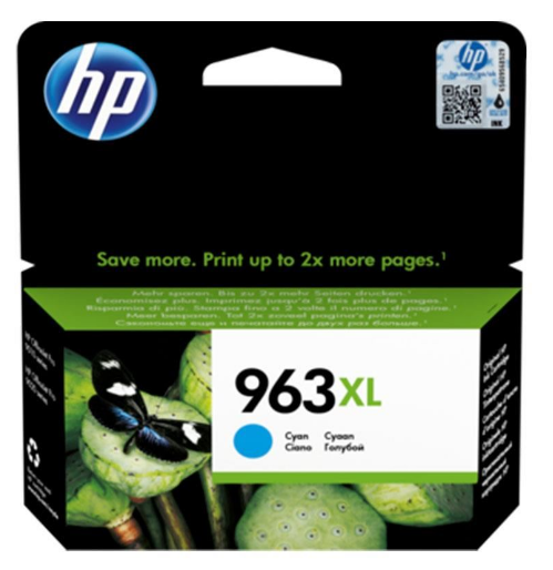 HP 3JA27AE 963XL MAVİ MÜREKKEP KARTUŞ (HP OFFİCEJET PRO 9010 9012 9013 9014)