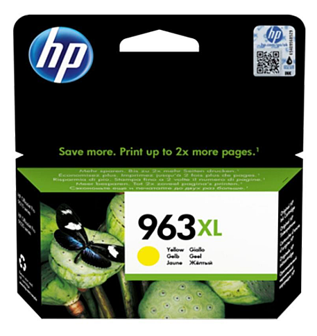 HP 3JA29AE 963XL SARI MÜREKKEP KARTUŞ 1600 SAYFA (HP OfficeJet Pro 9010 9012 9013 9014) - 2