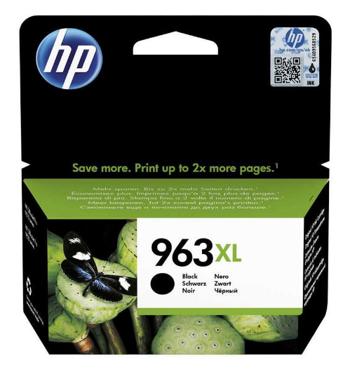 HP 3JA30AE 963XL SİYAH MÜREKKEP KARTUŞ 2000 SAYFA (HP OfficeJet Pro 9010 9012 9013 9014)