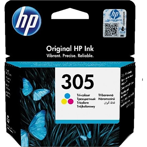 HP 3YM60AE NO:305 RENKLİ MÜREKKEP KARTUŞ 100 SAYFA - 1