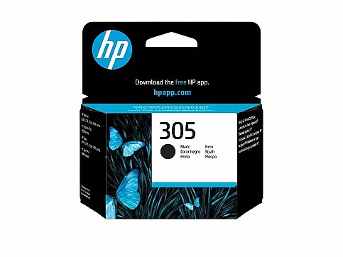 HP 3YM61AE NO:305 SİYAH MÜREKKEP KARTUŞ 120 SAYFA - 1