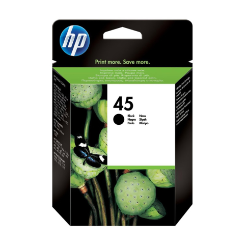 Hp 51645Ae 45 Siyah Mürekkep Kartuş 930 Sayfa (1100C 1280 870K G85) - 1