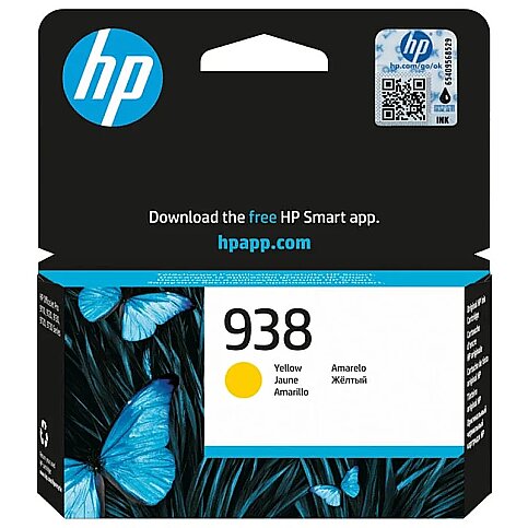 HP 4S6X7PE 938 SARI MÜREKKEP KARTUŞ 800 SAYFA (9110 9120 9130 9720 9730) - 1
