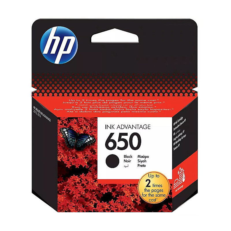 HP CZ101AE 650 SİYAH MÜREKKEP KARTUŞ 360 SAYFA (3515 2515 3545 1015)