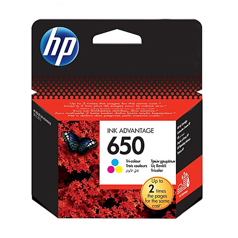 HP CZ102AE 650 3 RENK MÜREKKEP KARTUŞ 200 SAYFA (3515 2515 3545 1015) - 1