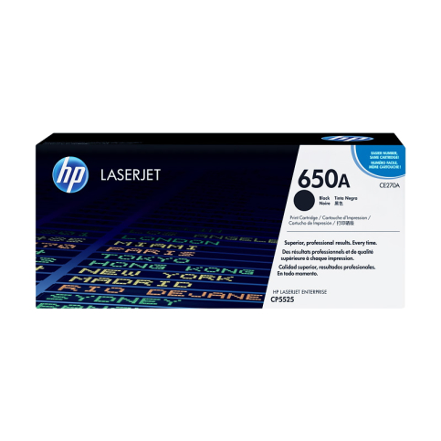 Hp Ce270A 650A Siyah Toner 13000 Sayfa (Cp5525N M750N) - 1