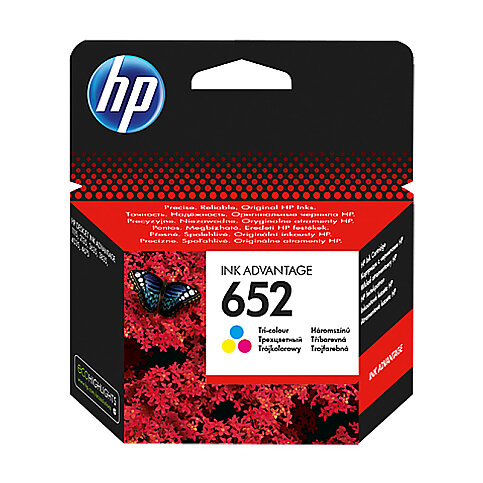 HP F6V24AE 652 3 RENK MÜREKKEP KARTUŞ 200 SAYFA (1115 2135  3635  3835 4535) - 2