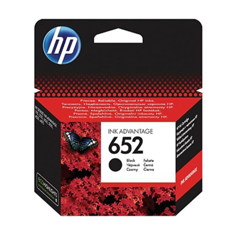 Hp F6V25Ae 652 Siyah Mürekkep Kartuş 360 Sayfa (1115 2135  3635  3835 4535) - 1
