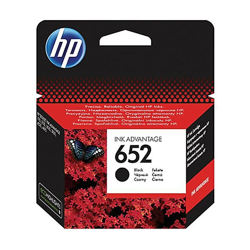 HP F6V25AE 652 SİYAH MÜREKKEP KARTUŞ 360 SAYFA (1115 2135  3635  3835 4535)