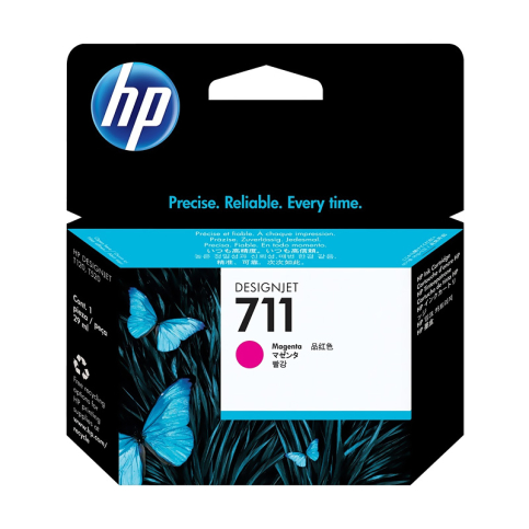 Hp Cz131A 711 Kırmızı Mürekkep Kartuş 29Ml (T120 T520 T520) - 1
