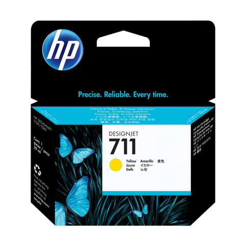 Hp Cz132A 711 Sarı Mürekkep Kartuş 29Ml (T120 T520 T520) - 1