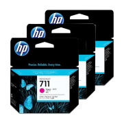 Hp Cz135A 711 Kırmızı Mürekkep Kartuş 29ml 3lü Paket (T120 T520 T520) - 1