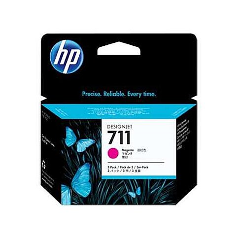Hp Cz135A 711 Kırmızı Mürekkep Kartuş 29ml 3lü Paket (T120 T520 T520) - 2