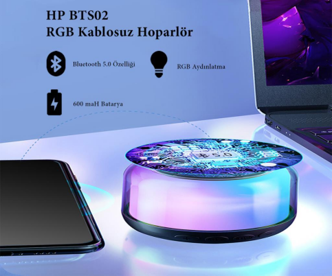 Hp Bts02 Bluetooth Speaker Siyah - 2