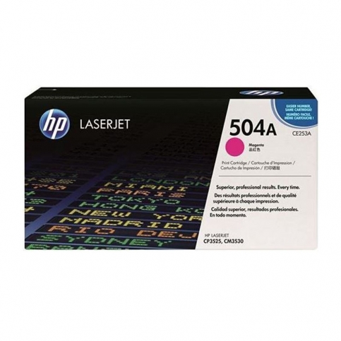 Hp Ce253A 504A Kırmızı Toner 7000 Sayfa (Cm3530 Cp3525N Cm3530Fs) - 1