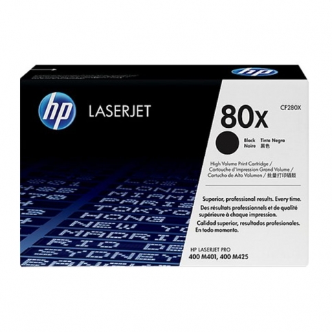 Hp Cf280x 80x Siyah Toner 6900 Sayfa Yüksek Kapasite (M425Dn M425Dw M401A M401Dw) - 1
