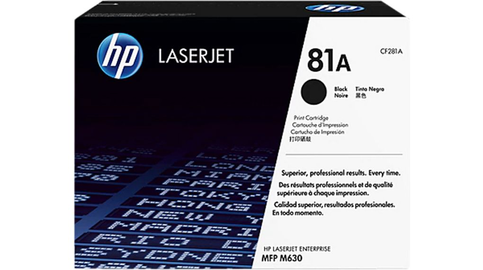 Hp Cf281A 81A Siyah Toner 10500 Sayfa (M630H M605) - 1