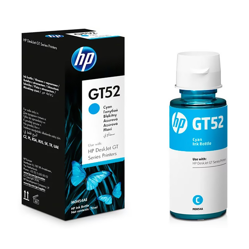 Hp M0H54Ae Gt52 Mavi Mürekkep Kartuş 8000 Sayfa Şişe (Gt5810 Gt5820)