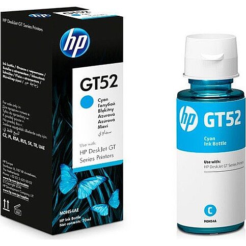 HP M0H54AE GT52 MAVİ MÜREKKEP KARTUŞ 8000 SAYFA ŞİŞE (GT5810 GT5820) - 2