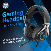 HP - Hp H360G Mikrofonlu Gaming Oyuncu Kulaklık Işıklı 7.1 Usb Surround (1)