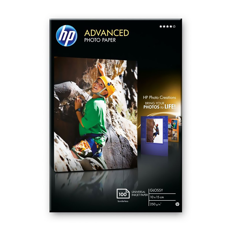HP Q8692A PARLAK FOTOĞRAF KAĞIDI 10x15cm 100 YAPRAK 250gr