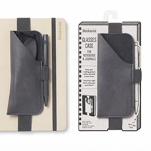 İF BOOKAROO DEFTER ÜSTÜ GÖZLÜK KILIFI KOYU GRİ (41233) - 1