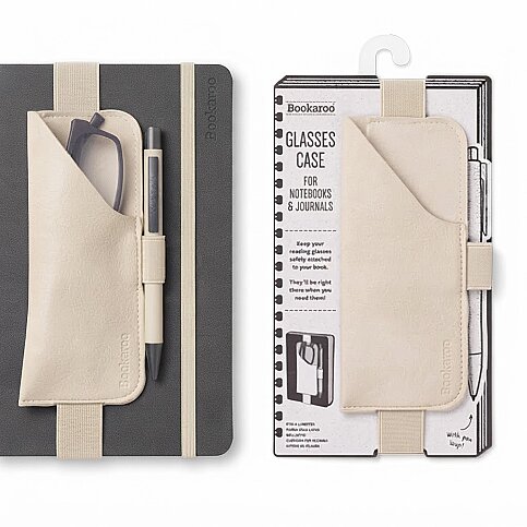İF BOOKAROO DEFTER ÜSTÜ GÖZLÜK KILIFI KREM (51234) - 1